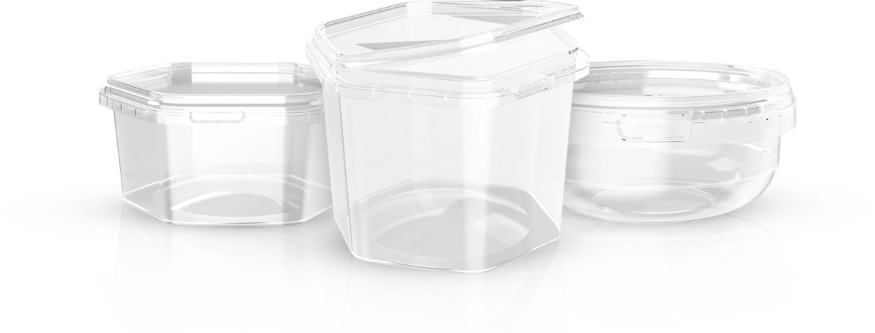 Виды упаковки - прозрачная