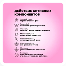Биоактивный комплекс Для женского здоровья. Действие активных компонентов